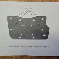 Wilderness ATAK Stern Mounting Plate