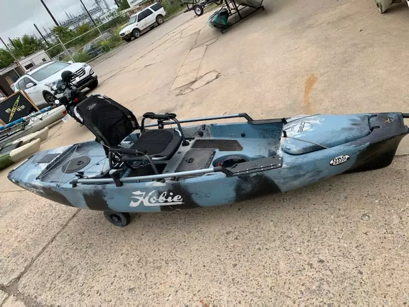 USED 2021 Hobie Pro Angler 12 360 Arctic Blue - Pick Up Only 1 USED 2021 Hobie Pro Angler 12 360 Arctic Blue - Pick Up Only