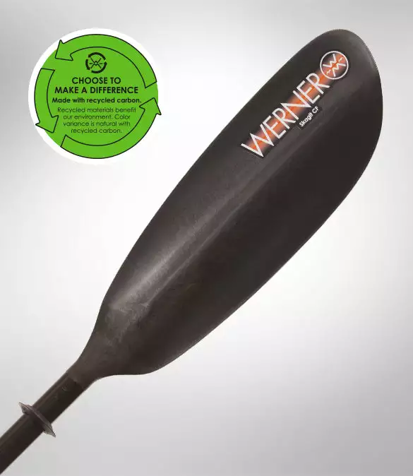 Werner Skagit CF 2 Piece Paddle 1 Werner Skagit CF 2 Piece Paddle