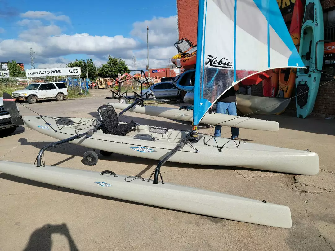 USED 2015 Hobie Adventure Island - In Store Pick Up Only Kayaks/Canoes 1 USED 2015 Hobie Adventure Island - In Store Pick Up Only Kayaks/Canoes